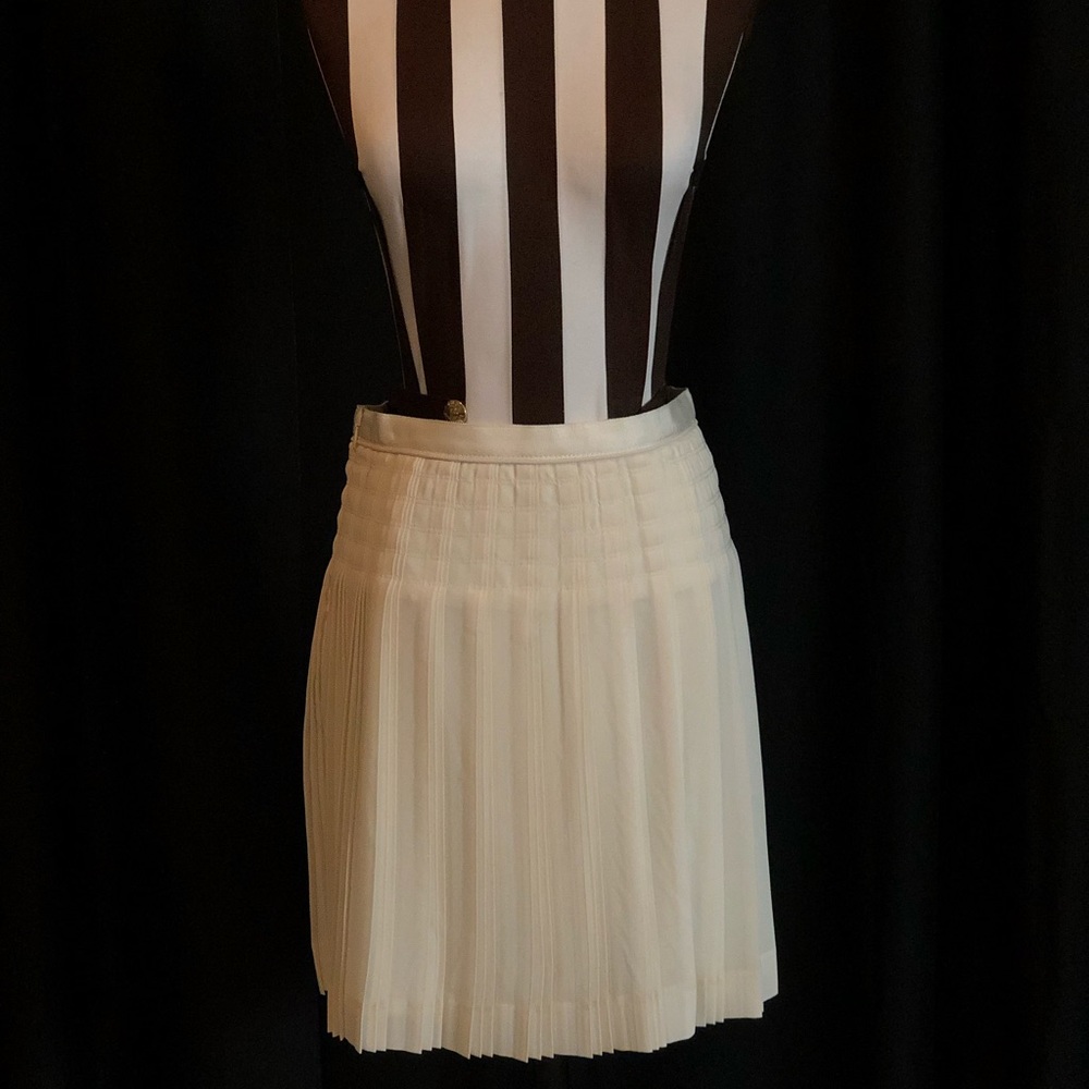 Jcrew pleated mini skirt. Worn once.